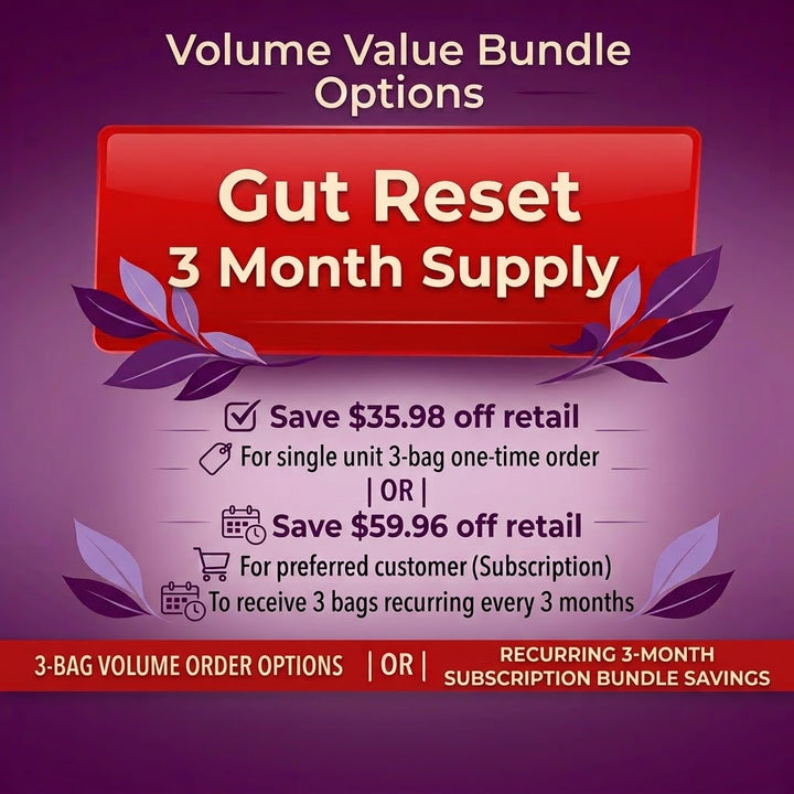 Gut Reset 3 Month Supply bundle