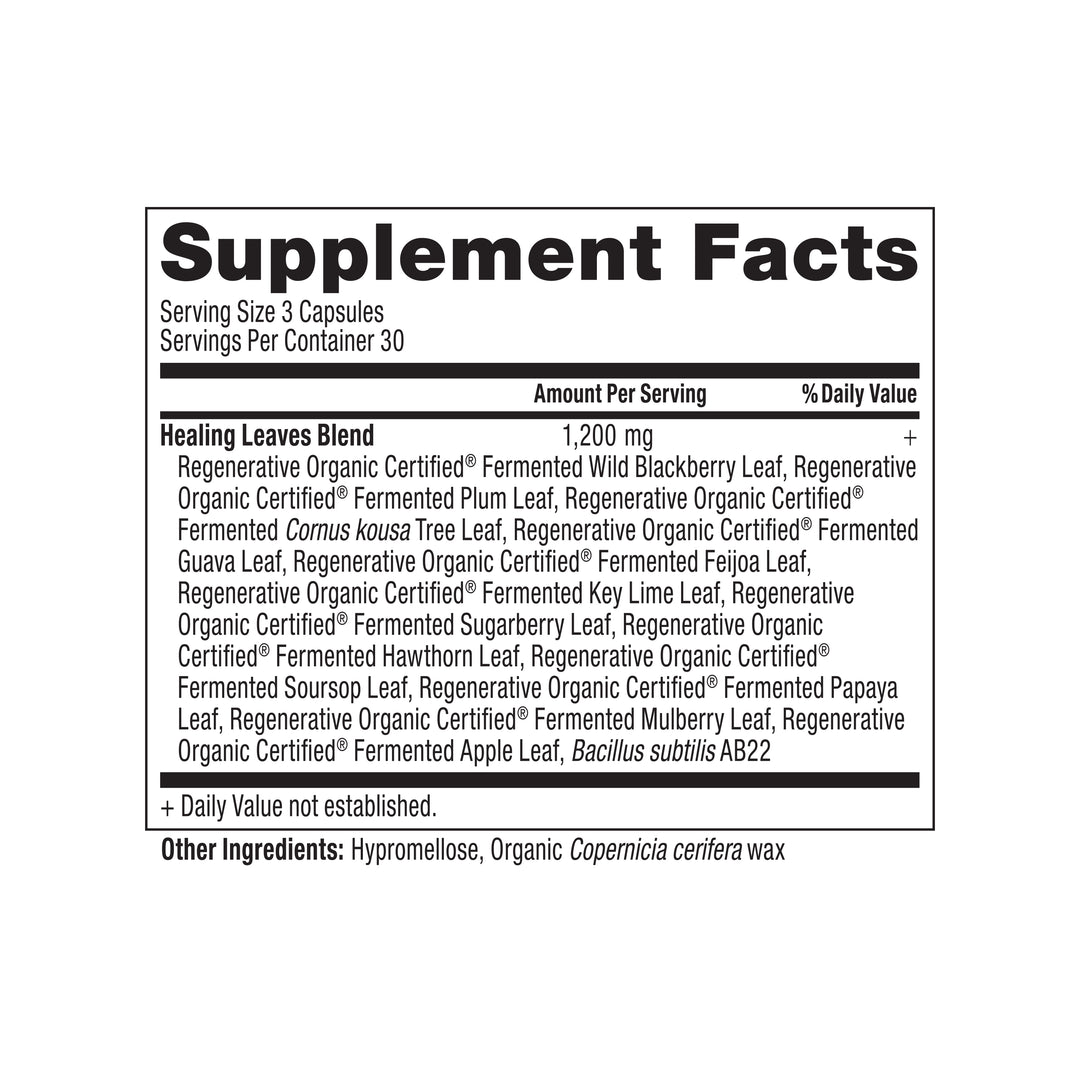 Healing Leaves: Longevity Blend Capsules- 90ct