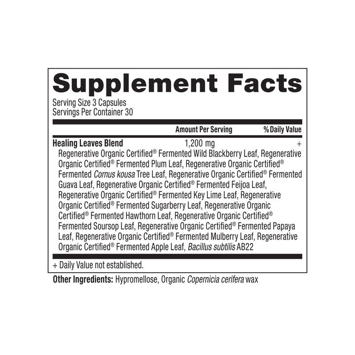 Healing Leaves: Longevity Blend Capsules- 90ct