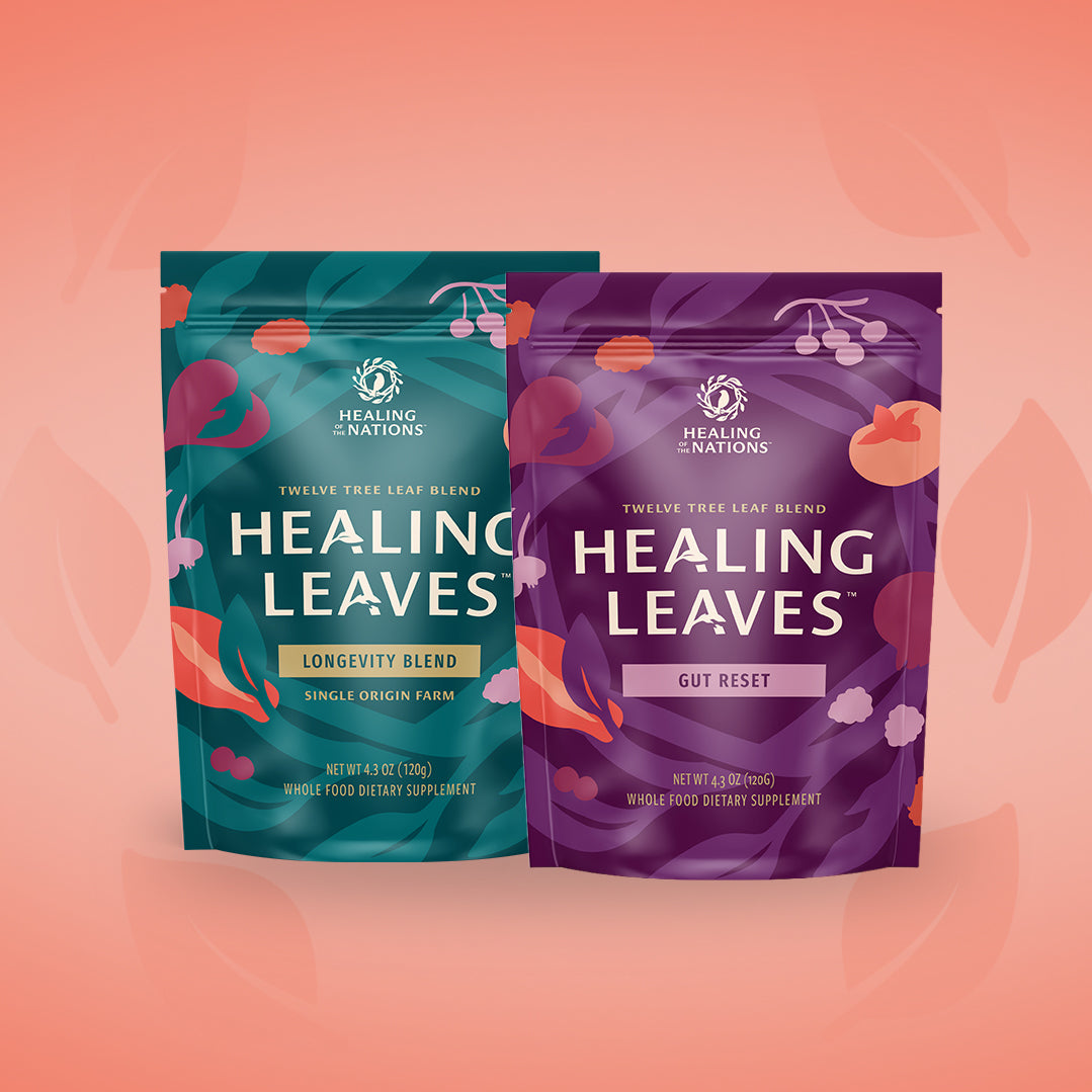 Healing Leaves: Longevity Blend + Gut Reset Tea Bag Wellness Bundle